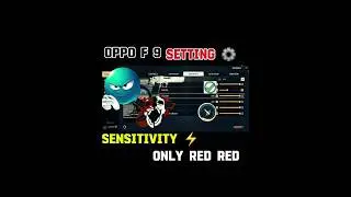 oppo f 9 headshot setting ⚙️ sensitivity ⚡