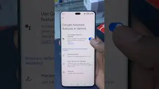 honor x9c Power off setting | honor Google assistant and Gemini setting | #honorx9c #viral