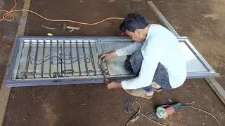 How to make safety Door | iron single safety Door for home | Shiv steel fabrication