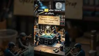 Mini Workers Build a Giant Diamond Ring | World in Mini 💍✨ #worldinmini #tinyworkers #miniature