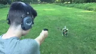 Glock 43 slow motion.