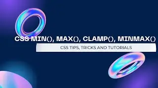 CSS min(), max(), clamp(), minmax() | CSS Math Functions Tutorial #css #cssfunctions #math #tutorial
