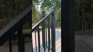 600 sqft new multi level deck with contrast colors