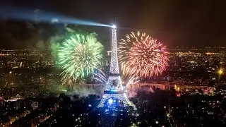 paris New Year Fireworks 2019 || eiffel tower fireworks 2019