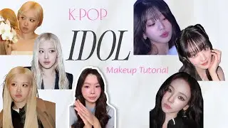 ✨ M&aacute; Hồng Highlight Idol K-POP 🌹 Khối Mũi Ros&eacute; (BLACKPINK) | K-POP Idol Makeup Tutorial