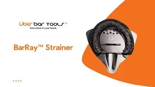 Strain silky smooth cocktails with BARRAY STRAINER | Bartending with &Uuml;berbartools&trade;
