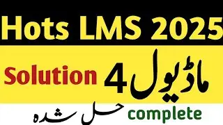 Hots module 4 answers|hots module 4 key|hots module 4 solution |module 4 hots key|module 4 hots