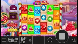 Demo gameplay of Candyfinity by Yggdrasil Gaming