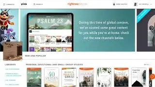 how to set up your Rightnow media account