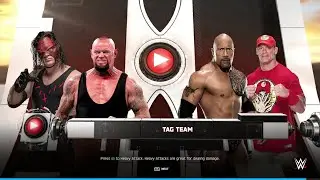 WWE 2K25 - Kane/Undertaker vs. Rock/Cena - Clash of Legends!