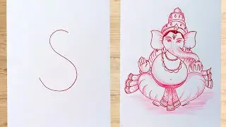 How to make Ganesh ji drawing // easy drawing // Lord Ganesha