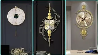 unique metal/acrylic/abstract/digital wall clock design ideas