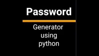 Password Generator using Python | Easy way to do| Python tips
