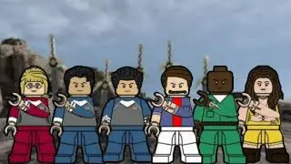 Lego Power Rangers Lost Galaxy All Team Morph 
