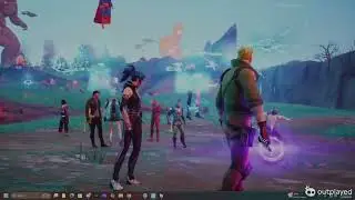 Playing this increasingly unhinged event with my kiddo and catching his reaction #fortnite