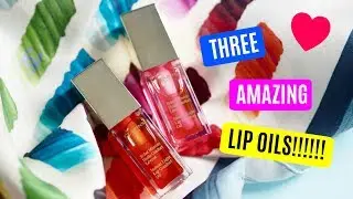 Three Amazing Lip Oils - Bathroom favourites! Beauty Favourites! budget beauty review!