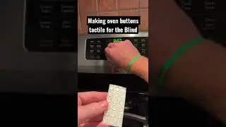 Clear Bump Dot Stickers are great for making buttons tactile&hellip;and still readable for sighted #blind