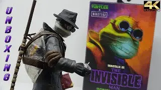 Donatello as Invisible man Neca Teenage Mutant Ninja Turtles X Universal Monsters Unboxing