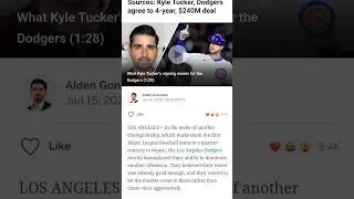 Dodgers Inevitable After Tucker Signing?  #mlb #dodgers