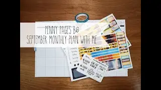 Penny Pages B6 September Monthly Plan With Me