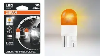 Тестирование светодиодных ламп премиум-класса Osram/Sylvania W5W T10 Amber