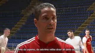 Prvi trening Janisa Sferopulosa kao prvog trenera KK Crvena zvezda Meridianbet