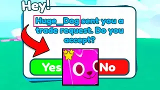 Huge Dog DM sent me a Lucky or Scam Trade ? | Pet Simulator X