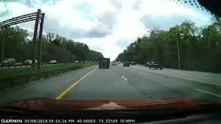 Dashcam Honda CR-V. Pennsylvania I-476