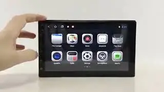 7 INCH UNIVERSAL ANDROID PLAYER MULTIMEDIA MUSIC SYSTEM OEM FITTING WITH FRAME ALL'CAR AVAILABLE