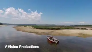 Undercover Drone Pilot Scouts Abandoned Boat & Small Island
