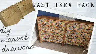 DIY Marvel Drawers |  Rast Ikea Hack