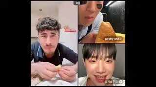 بث علاء الدين مع كريس وباستري||علاء الدين يوري الكيكة لكريس الكوريswimming omelet cake 😭🤣