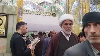 زيارة حرم المولى حضرت ابا الحسن أمير المومنين علي ابن ابي طالب عليهم السلام نجف اشرف عراق 