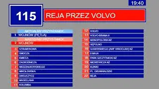 MPK Wrocław-Zapowiedzi Przystankowe [115➡REJA p. Volvo]