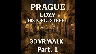 Prague Evening Walk 🇨🇿 | Nekázanka Street → Tiskárna | 3D VR Walk (Part 1) | 12.12.2025 17:20