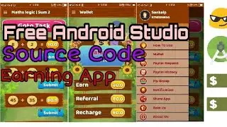 🔥 High Quality Earning App Source Code of Android Studio 🔥 ll Thunkable ll Appy Builder ll