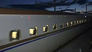 北陸新幹線　軽井沢駅入線