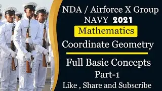NDA / Airforce MATH 2021 || COORDINATE GEOMETRY PART-1 || NDA MATH FULL COURSE || BY PARVEEN SIR
