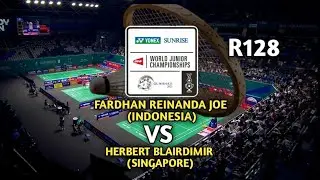 Fardhan Rainanda Joe (INA) VS Herbert Blairdimir (SGP) BWF world Junior Championship 2025