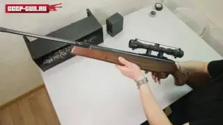 Пневматическая винтовка Hatsan 135 SP, прицел 3-9Х32 (Видео-Обзор)