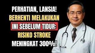 Lansia, BERHENTILAH Melakukan Ini Sebelum Tidur: Risiko Stroke Meningkat 300%