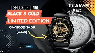 G Shock Black and Gold Limited Edition Watch