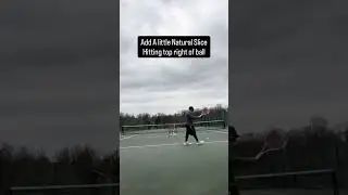 Still working on a consistent second serve. Kick or slice? Tennis Life!