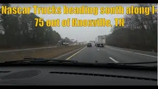 Driving in the rain and fog from Cleveland, TN to the outskirts of Knoxville, TN via 75N Part 1 of 4
