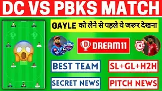 DC vs PBKS Dream11 Team Today, DC vs KXIP Dream11 Prediction, DC vs PBKS Preview | Fantasy Support