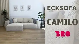 Modernes Wohnen neu definiert: Das CAMILO Ecksofa mit Schlaffunktion. | Bromarkt.de