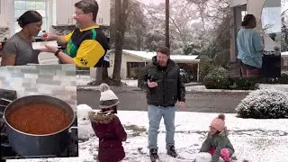 SPEND A SNOWY DAY WITH OUR FAMILY + DADDY COOKING YUMMY CHILI 🇯🇲🇺🇸