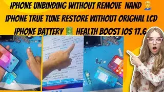 How to restore TrueTone on iPhone without original screen.Restore TrueTone on Copy LCD too iOS 17.6