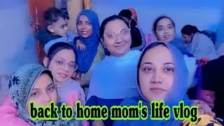 Back to home mom's life vlog || Pakistani family vlog || a day in my life #momlife #reallife 