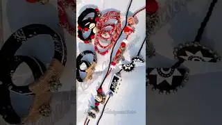 Handmade Fabric Choker Set with Bangles | Jewellery Making at Home | @beausuniqueations1953